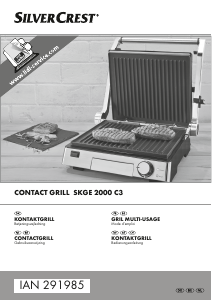 Brugsanvisning SilverCrest IAN 291985 Kontaktgrill