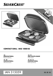 Mode d’emploi SilverCrest IAN 315059 Grill