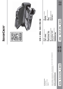 Kullanım kılavuzu SilverCrest IAN 321535 Izgara tost makinesi