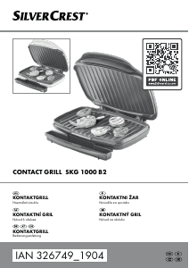 Használati útmutató SilverCrest IAN 326749 Kontaktgrill