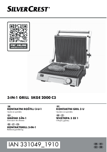 Manual SilverCrest IAN 331049 Grătar electric