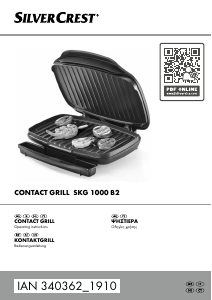 Handleiding SilverCrest IAN 340362 Contactgrill