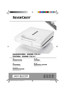 Manual SilverCrest IAN 86359 Grelhador de contacto