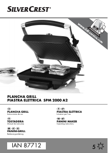 Manual de uso SilverCrest IAN 87712 Grill de contacto