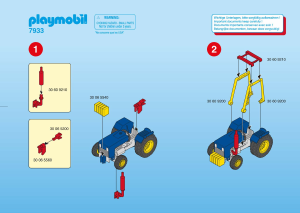 Mode d’emploi Playmobil set 7933 Accessories Tracteur de cirque