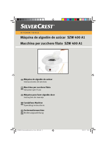 Manual SilverCrest IAN 66929 Máquina de algodão doce