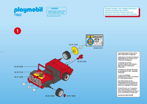 Manual Playmobil set 7962 Accessories Jipe