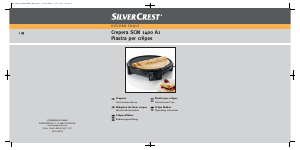 Manual SilverCrest IAN 66222 Crepe Maker