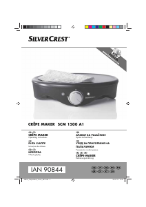 Наръчник SilverCrest IAN 90844 Уред за палачинки