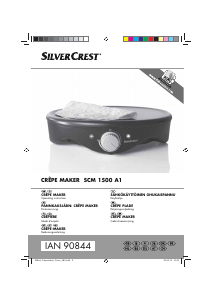 Bruksanvisning SilverCrest IAN 90844 Crepéjärn