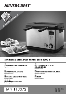 Návod SilverCrest IAN 113372 Fritéza