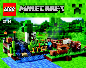 Manuale Lego set 21114 Minecraft La fattoria