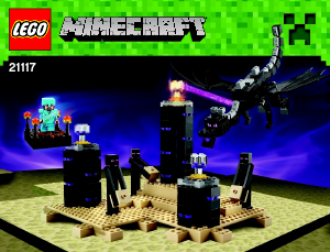 Handleiding Lego set 21117 Minecraft De enderdraak