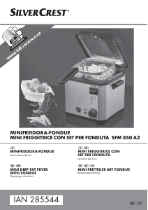Manuale SilverCrest IAN 285544 Friggitrice