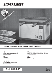 Használati útmutató SilverCrest IAN 288182 Olajsütő