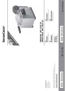 Manual SilverCrest IAN 301414 Fritadeira