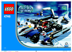 Handleiding Lego set 4746 Alpha Team Mobiel commandocentrum