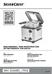 Manual de uso SilverCrest IAN 326680 Freidora