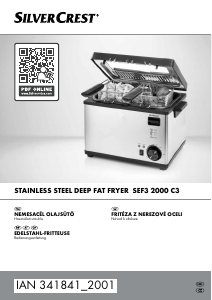 Használati útmutató SilverCrest IAN 341841 Olajsütő