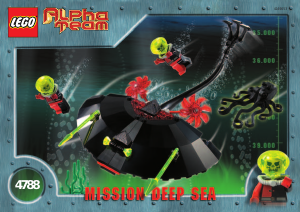 Bruksanvisning Lego set 4788 Alpha Team Mutanta rocka