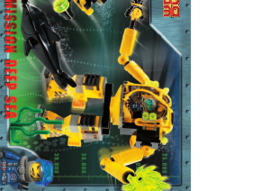Manual Lego set 4789 Alpha Team Aquatic mech