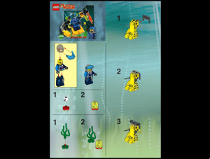 Handleiding Lego set 4790 Alpha Team Diepzee robotduiker