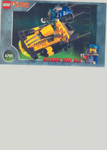 Manual Lego set 4791 Alpha Team Sub-surface scooter