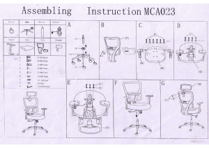 説明書 Techly ICA-CT MC023 事務用椅子