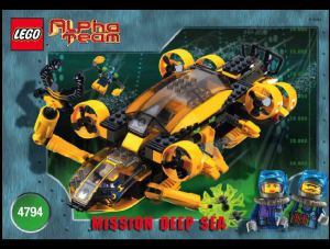 Manual Lego set 4794 Alpha Team Command patrol