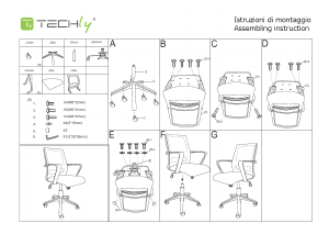 Manual Techly ICA-CT MC064 Office Chair