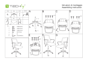 説明書 Techly ICA-CT MC064 事務用椅子