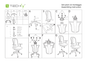 Manual Techly ICA-CT MC086BK Office Chair