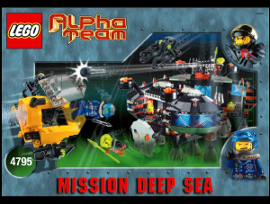 Manual Lego set 4795 Alpha Team Ogel underwater base and sub