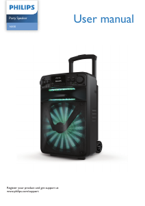 Handleiding Philips TANX50 Luidspreker