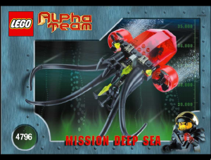 Bruksanvisning Lego set 4796 Alpha Team Mutanta bläckfisk