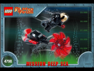 Manual Lego set 4798 Alpha Team Evil ogel attack