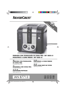 Manual SilverCrest IAN 87713 Fritadeira