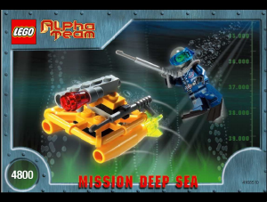 Handleiding Lego set 4800 Alpha Team Onderzee-jet