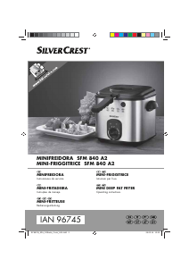 Manual SilverCrest IAN 96745 Fritadeira