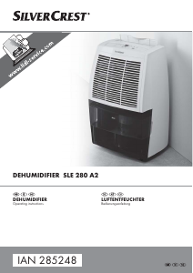 Manual SilverCrest IAN 285248 Dehumidifier