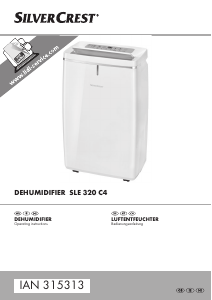 Manual SilverCrest IAN 315313 Dehumidifier