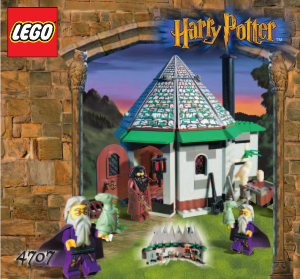Manual Lego set 4707 Harry Potter Hagrids hut
