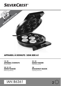 Handleiding SilverCrest IAN 86361 Donutmaker