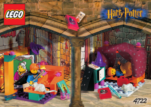 Manual Lego set 4722 Harry Potter Grifinória