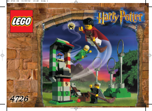 Manual Lego set 4726 Harry Potter Quidditch practice