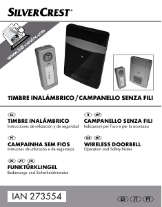 Manual SilverCrest IAN 273554 Campainha da porta