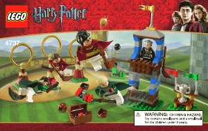 Manual Lego set 4737 Harry Potter Quidditch match