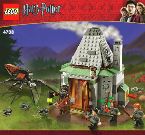 Manual Lego set 4738 Harry Potter Hagrids hut