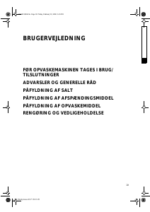 Brugsanvisning Bauknecht GSFH 2998 IN Opvaskemaskine
