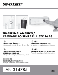 Manual de uso SilverCrest IAN 314785 Timbre